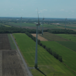 58. Éolienne après remise en état des sols