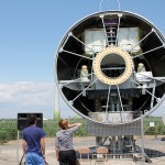 Vue rapprochée de l’intérieur d’une nacelle