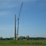 30. Montage des dernières sections en béton