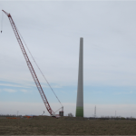 31. Montage des dernières sections en béton